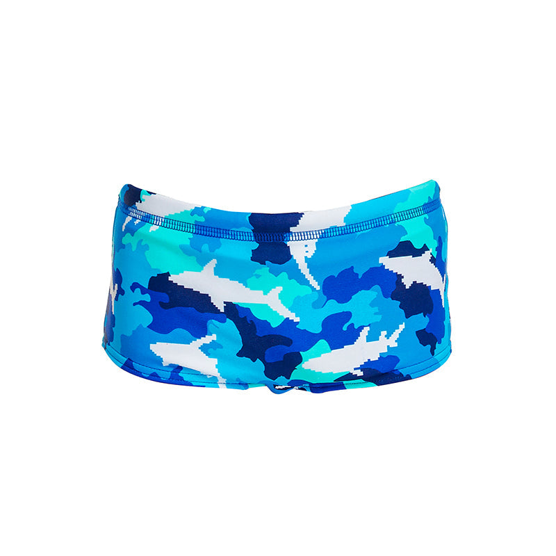 Funky Trunks - White Pointer - Toddler Boys Printed Trunks