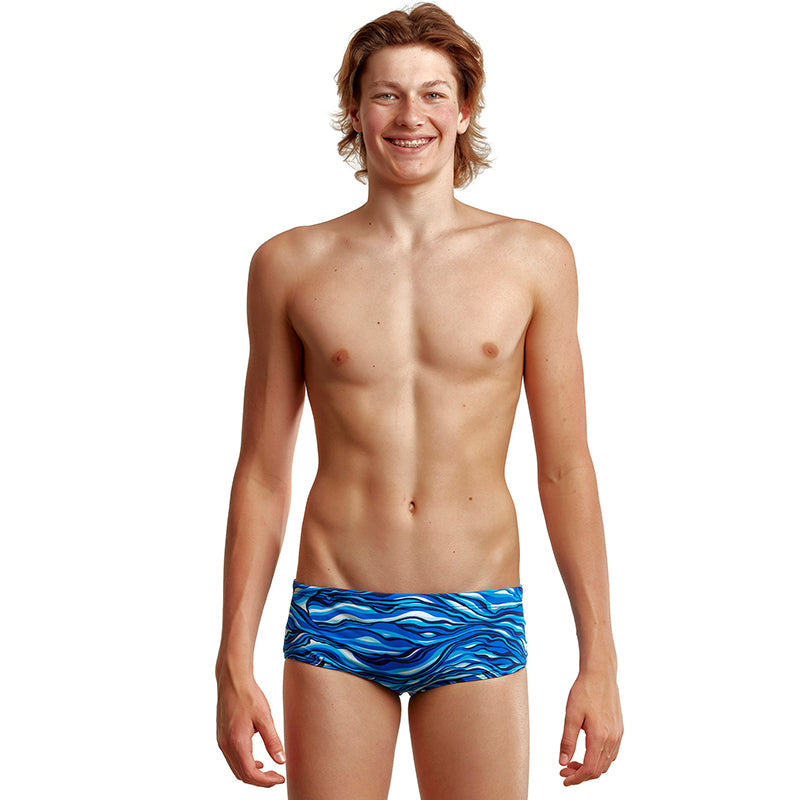 Funky Trunks - Wild Water - Boys Eco Sidewinder Trunks