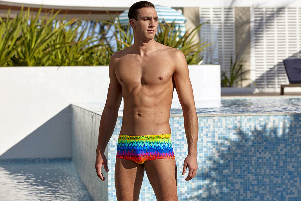 Funky Trunks - Wing It - Mens Plain Front Trunks