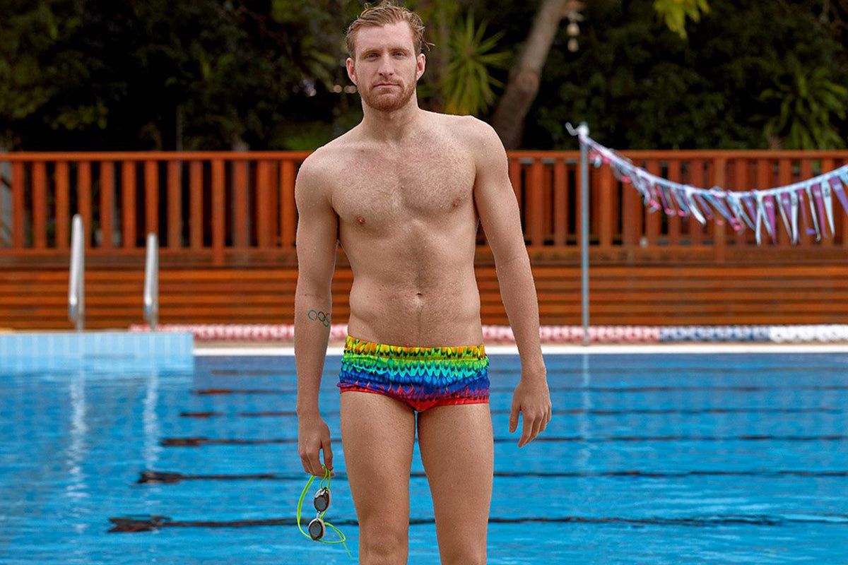 Funky Trunks - Wing It - Mens Plain Front Trunks